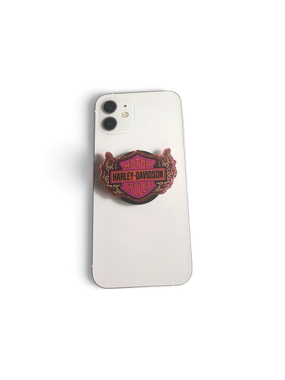 Harley-Davidson Pink & Black Shield Phone Grip